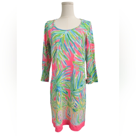 Lilly Pulitzer Beacon Palm Lead Sheath Dress Size Small - Picture 1 of 4